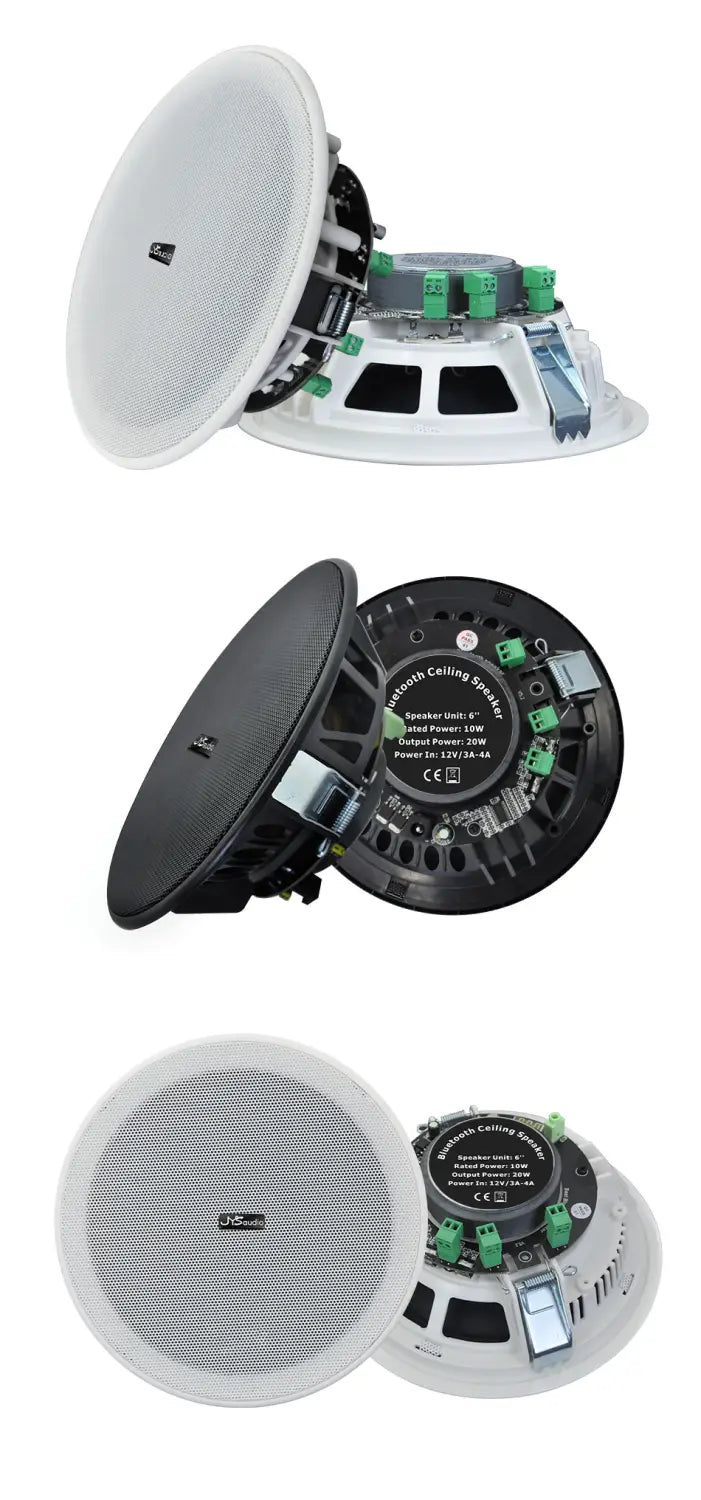 Audio Set Smart Home Theater TUYA Wall Sound Amplifier WiFi Touch Screen Android Power Amp Bluetooth 6’’’ Stereo Ceiling Speaker