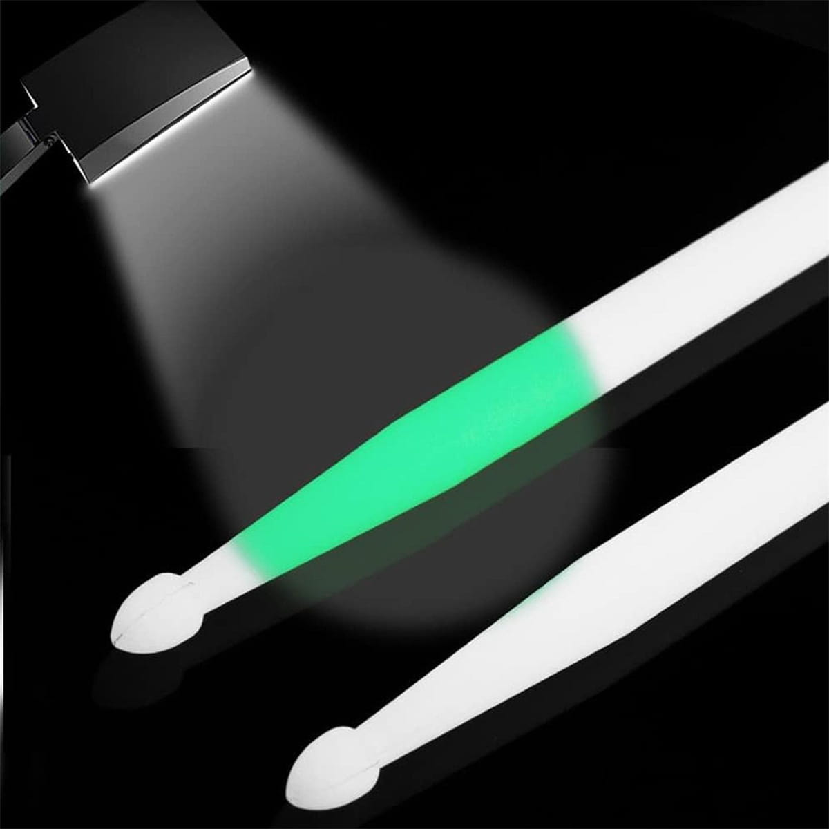 Miwayer Luminous Drum Stick Light Up Drum Sticks1Pair in The Dark Musical Instruments Stage Performance Fluorescent Drumsticks