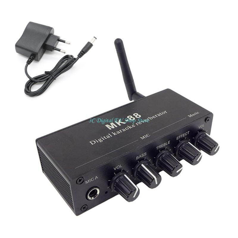 E74D MK88 Karaoke Preamp Reverberator Decoding Easy to Use for Family Gatherings and Music Creation with Customizable Effects