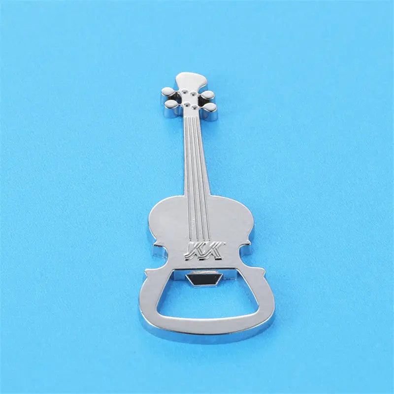 Creative Guitar Beer Bottle Opener Musical Instrument Style Activity Small Prize Gift Metal Bottle Opener