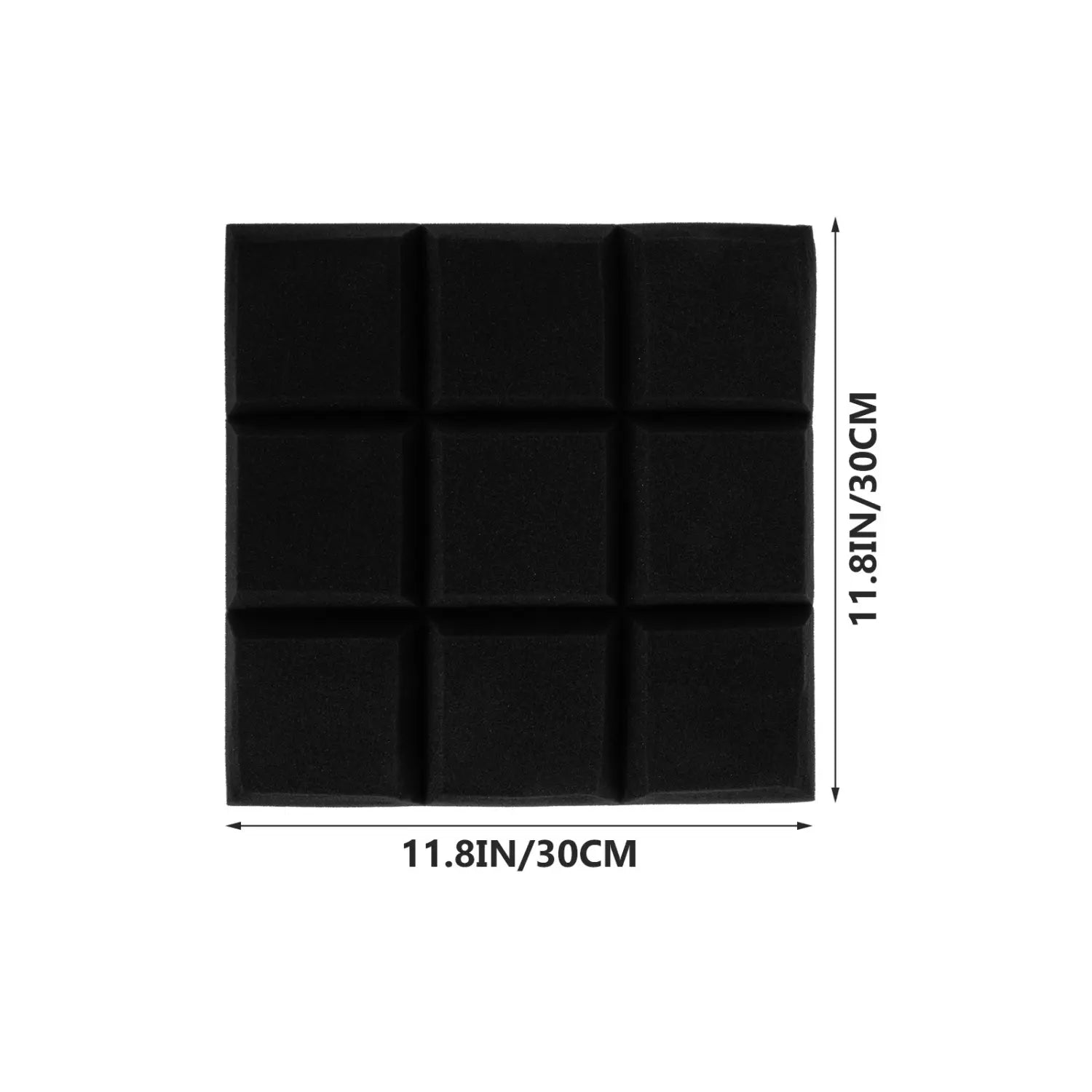 4Pcs High-Density Sound Absorbing Panel Thick Uniform Acoustic Panels for Recording Studio Ktv Gym School Noise Reduction