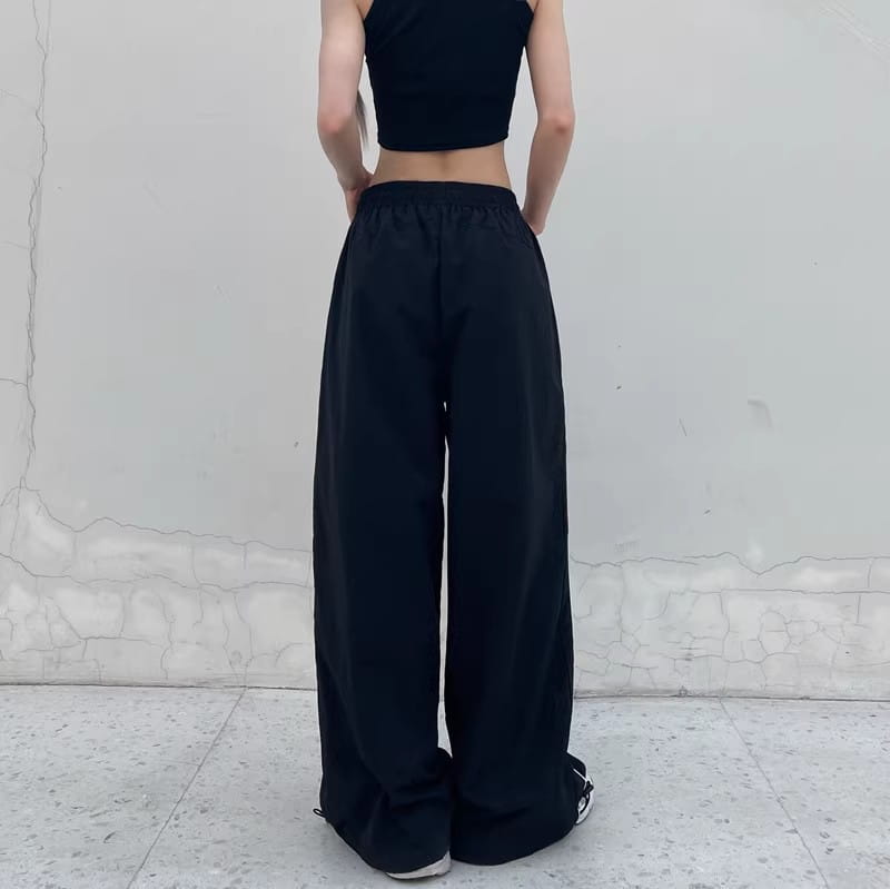 Women Casual Joggers Pants Fashion Streetwear Oversized Sports Wide Leg Pants Hip Hop Y2k Sweatpants High Waist Baggy Trousers