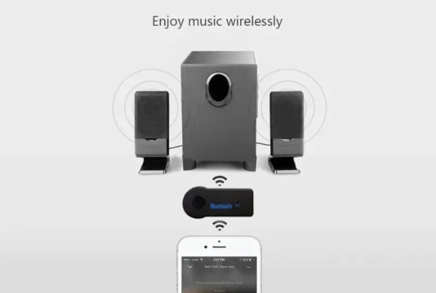 Car Bluetooth 5.0 Audio Receiver 3.5mm 3.5 AUX Jack Stereo Music Car Transmitter Speaker Amplifier Wireless Adapter with Mic