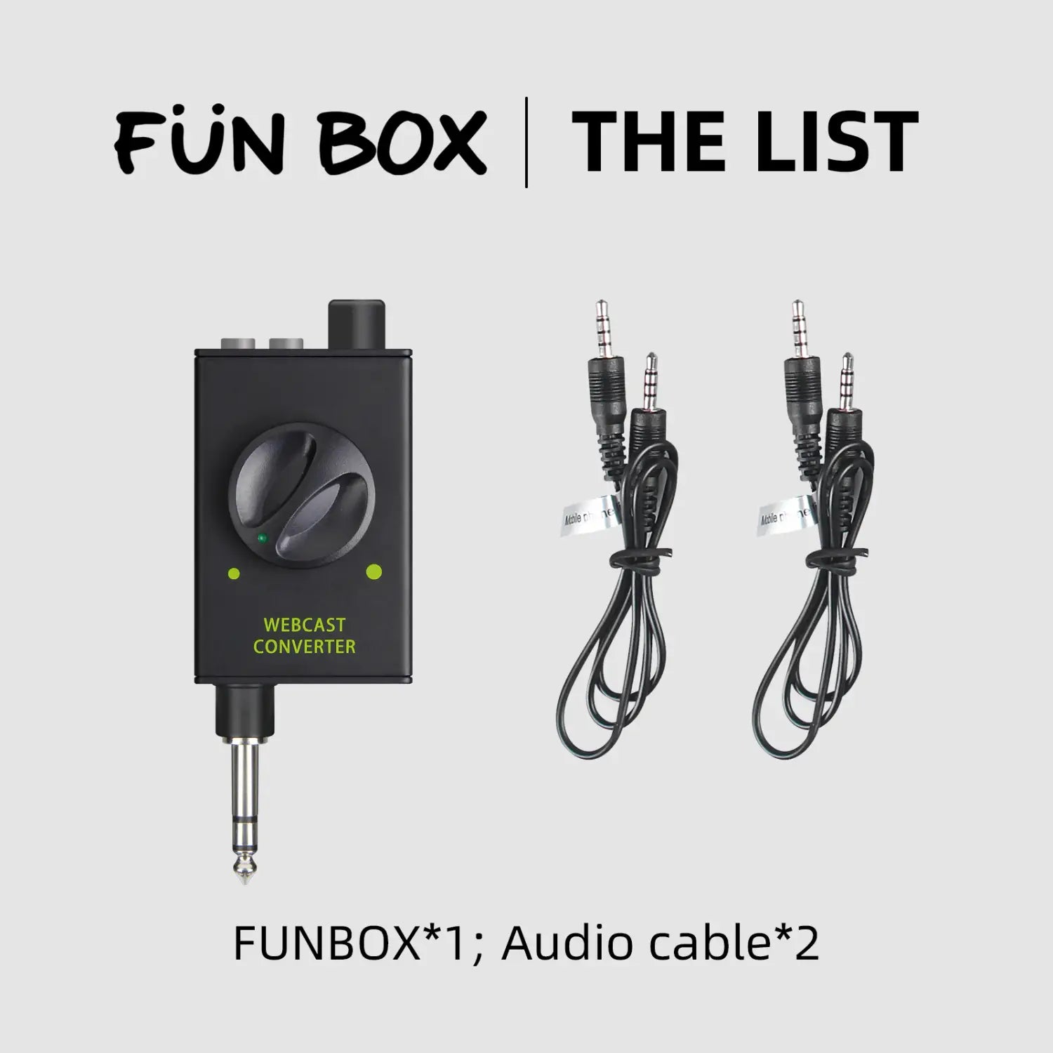 IKGE DJ Console Mixer Live Streaming Adapter output device supports smartphones laptops PCs etc. for Karaoke Recording