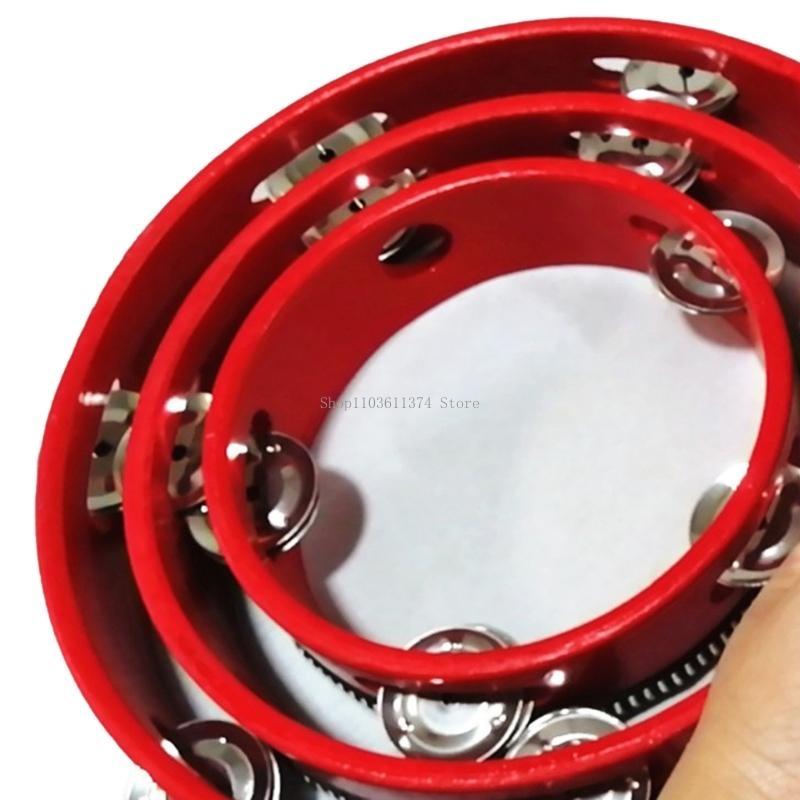 Children Tambourine Round Percussion For Party Dancing Toy Musical Instrument