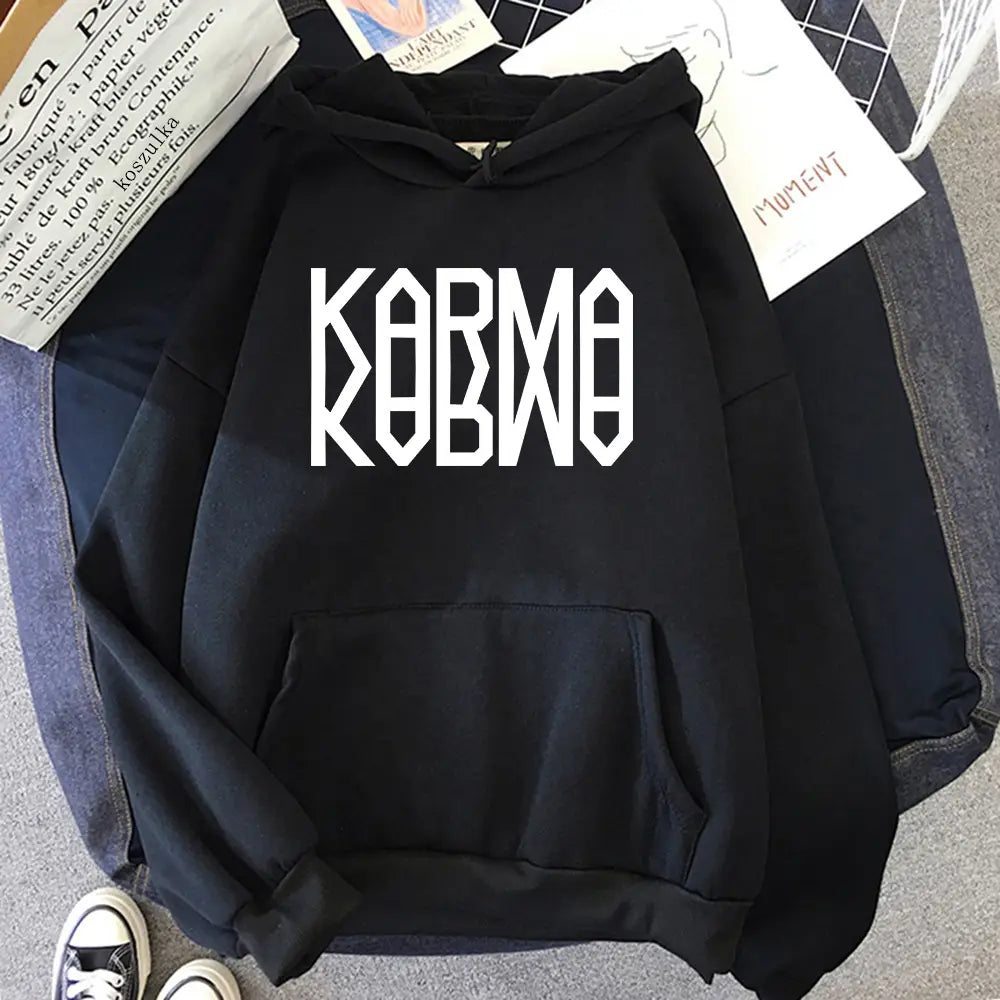 2025 New Album KARMA Hoodie Hot Song Ceremony Retro Women/men Hoodies Autumn Winter Clothes Aesthetic Sweatshirt Vintage