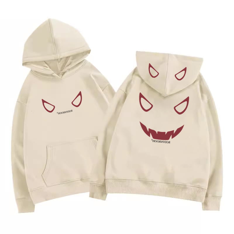 American Hip Hop Fashion Devil Graphic Hoodies For Man Fleece Y2K Streetwear Hooded Sweatshirts Goth Casual Oversized Hoody