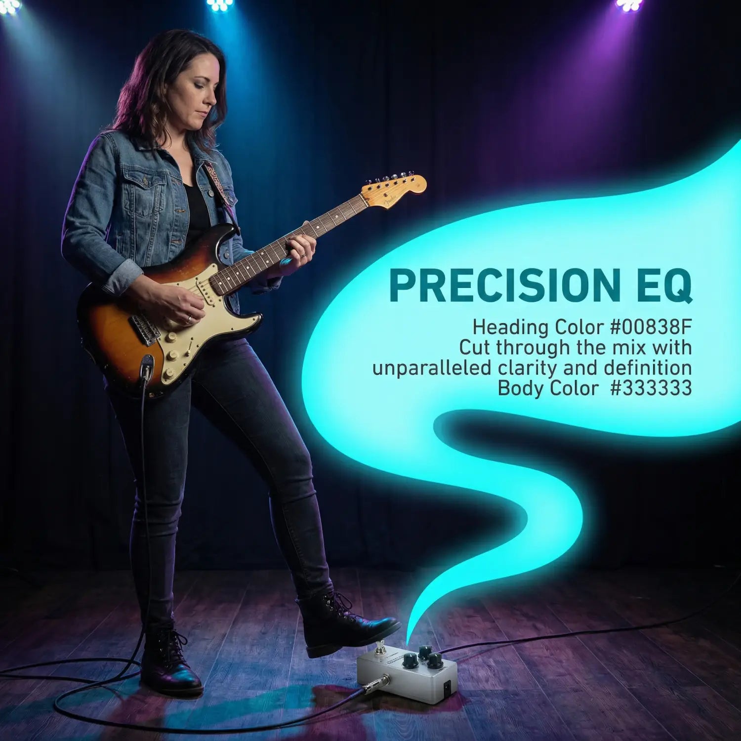 MOSKY Electric Guitar Overdrive Pedal MINI STRING CLEAN DRIVE Metal Shell Dynamic EQ Control Compact Effector for Musicians