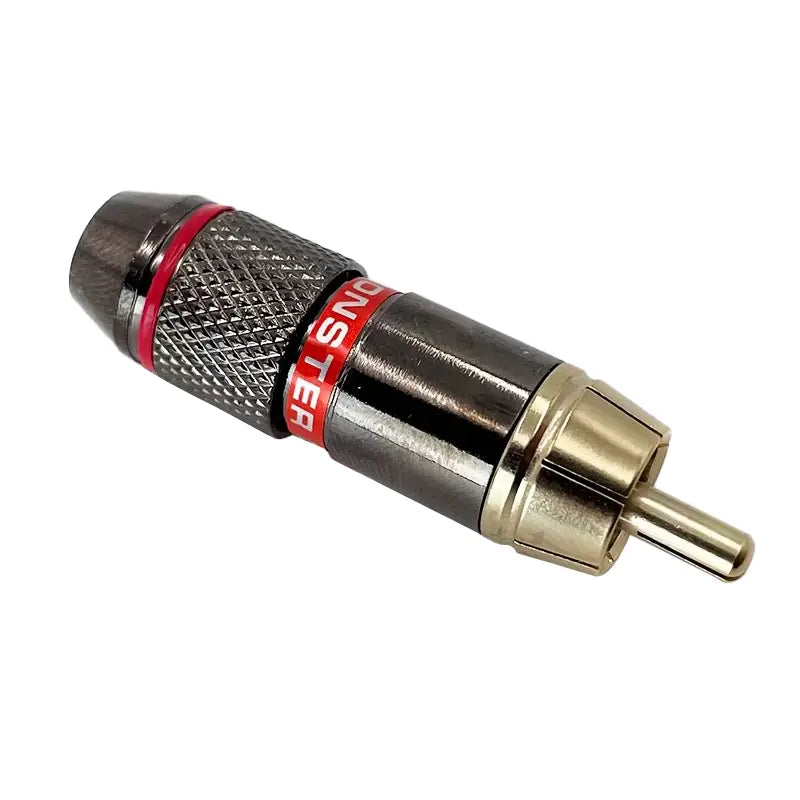 2/4/8PCS Musical Sound RCA Connector Plug HiFi 24K Gold Plated RCA Plug Jack Adapter for 6mm Audio and Video Speaker Cable