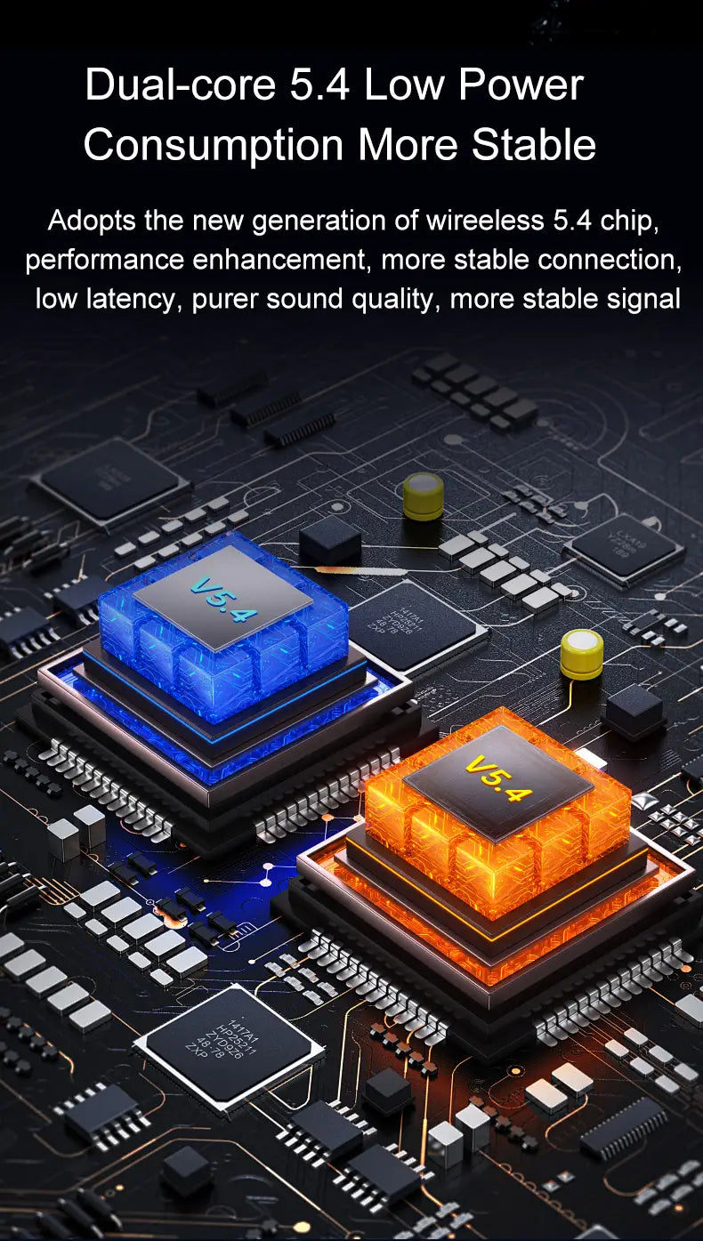 1/2x Music Interphone Dual Bluetooth 5.4 Motorcycle Helmet Intercom Headset Waterproof 500m Intercomunicador Speaker Earphone