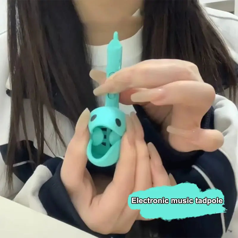 。Soothing Relaxing Musical Instruments Cute Musical Notes Otamatone Mini Electronic Music Creative Sound-producing Musical Toys