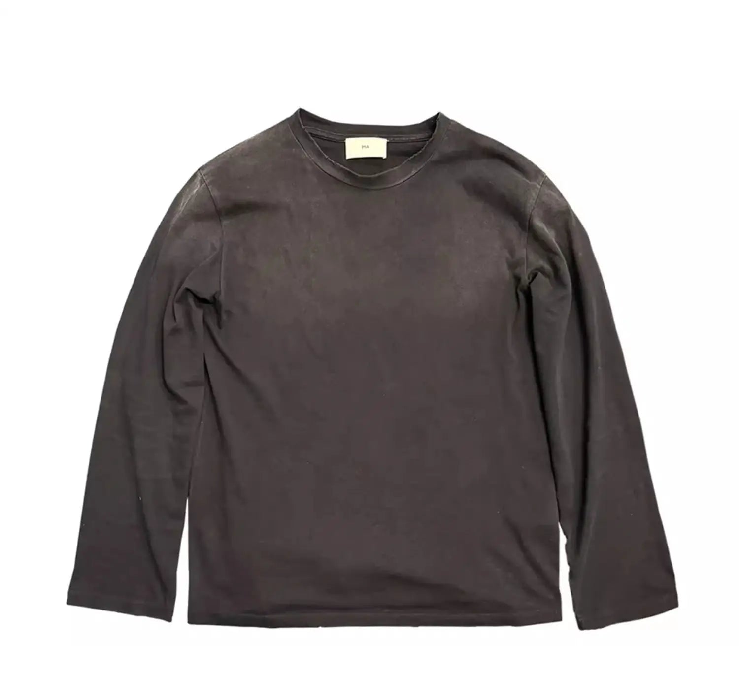 Vintage Long Sleeve T Shirts Hop Hip Streetwear Harajuku Dirty Washed T-shirts Loose Casual Tee Tops Unisex Retro Tshirts Y2K