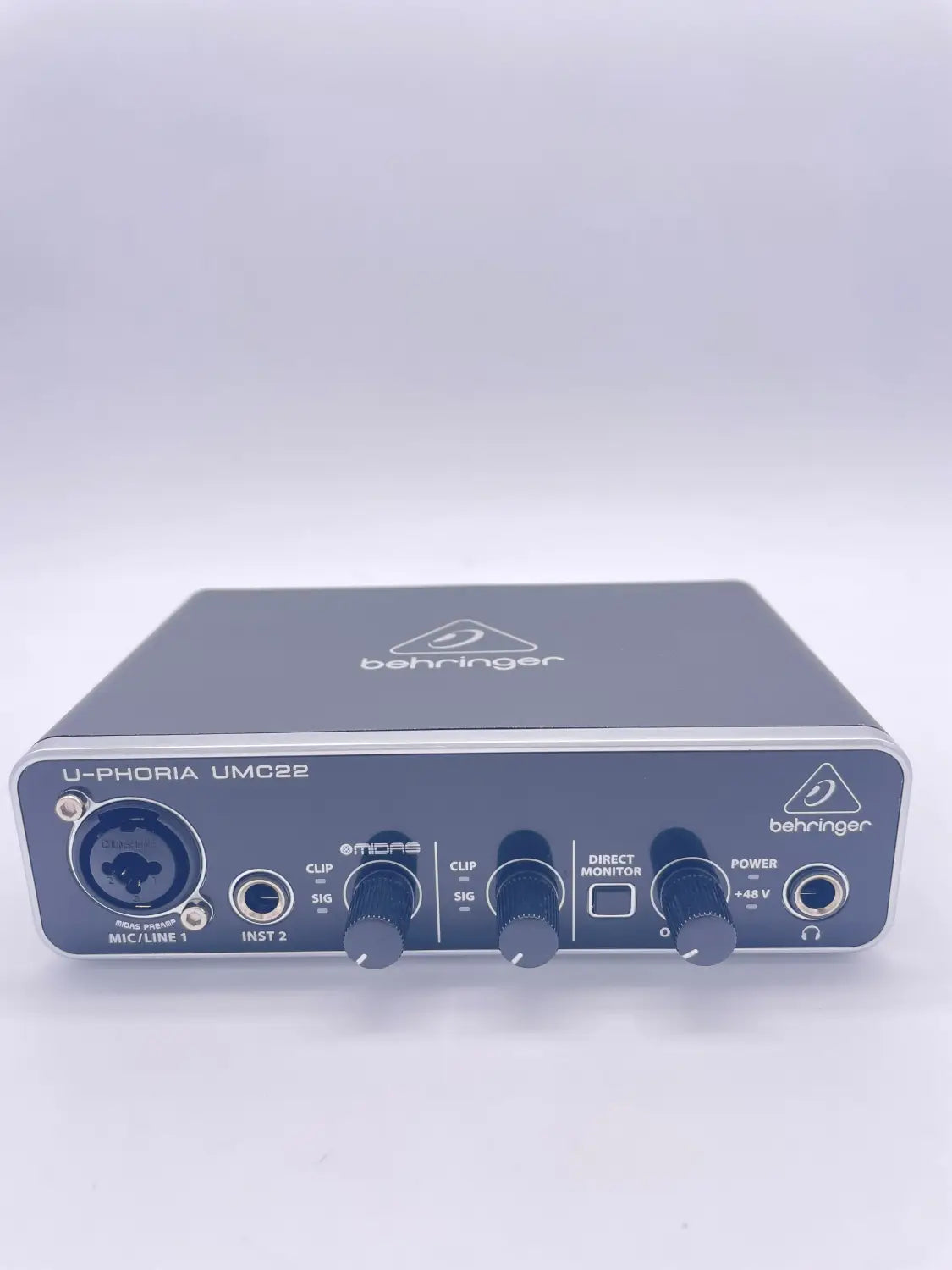 Behringer UMC204HD/UMC202HD/ UMC22 Sound Card Audio Interface Recording Independent External Sound Card Midi Live Broadcast