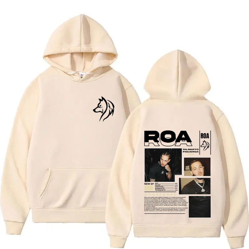 Rapper ROA Tour Album Merch Hoodies Men Women Clothes Hip Hop Gothic Autumn/Winter High Quality Sweatshirt Fashion Fleece Hoodie