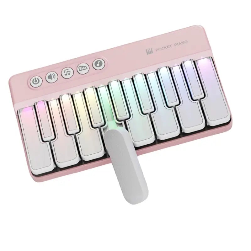 Musical Learning Toy Piano for Portable Design Enhances Creativity While Building Basic Music Knowledge with ABS Texture