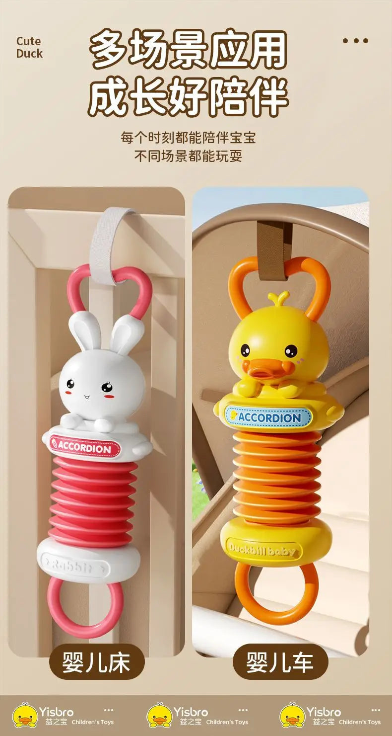Kids Accordion Toy Mini Musical Instrument Early Educational Brain Development Portable Lightweight for Travel Birthday Gift