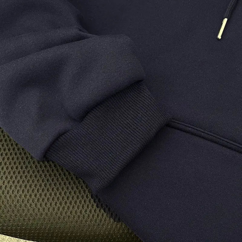 Autumn Hip Hop Fashion Printed Pullover Hoodies Men’s Letter 7 Fleece Oversized Sweatshirts Y2K Streetwear Hoody Clothes