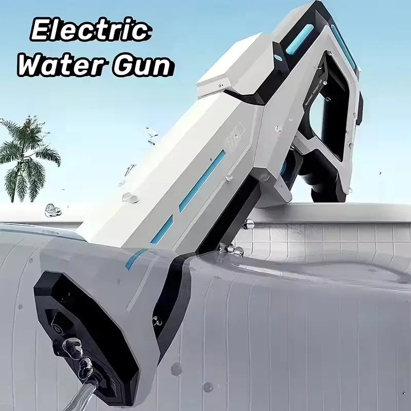 Electric Water Guns for Adults Powerful Squirt Automatic Suction Water Storage Gun Blasters Summer Outdoor Game Toy for Boy Kid