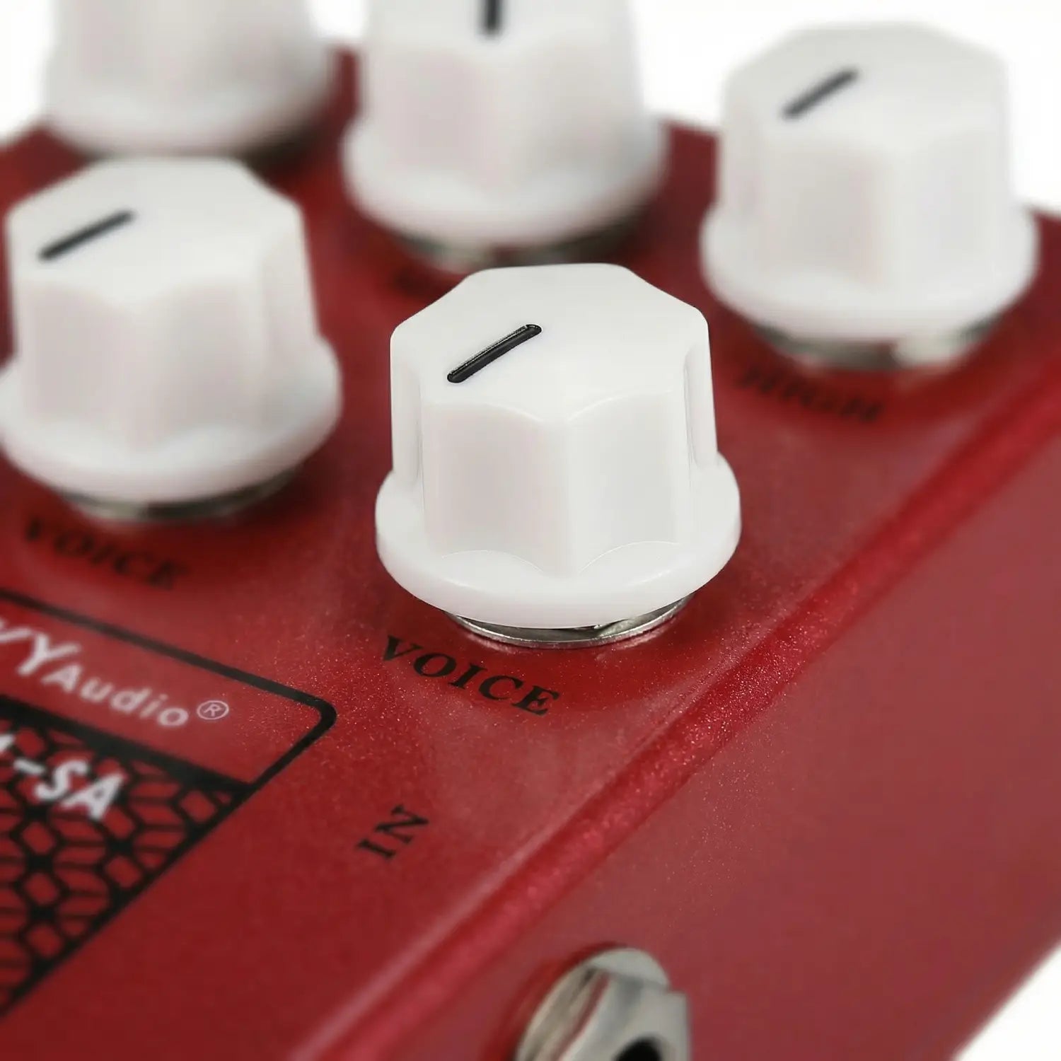 Moskyaudio M-Sa Guitar Effect Pedal Classic Speaker Simulation Tuner with Drive Voice Control Low High Mid Level Settings