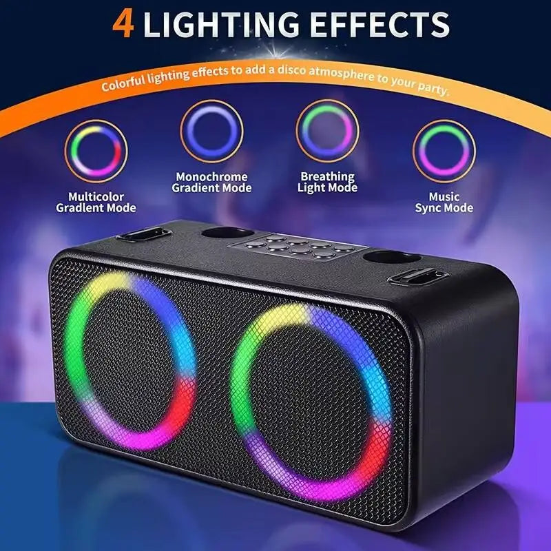 Karaoke sound Bluetooth microphone all-in-one set complete Bluetooth speaker portable outdoor singing machine home KTV