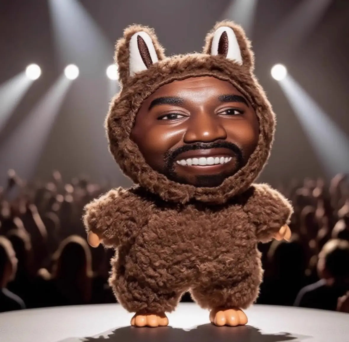 Kanye West Hip-Hop Trendy Pendant Same Layeye Design Birthday Present Trending Toy for Fans Stuffed Animals & Plush