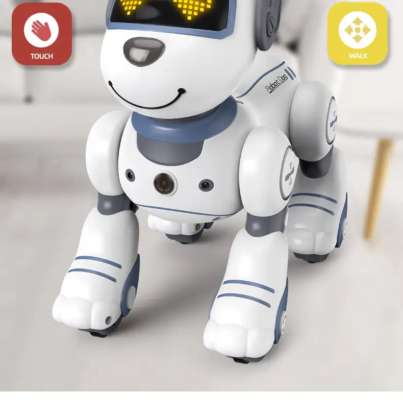 Intelligent Remote Control Robot Dog Electronic Stunt Voice Command Programmable Touch-sense Music Song Children’s Toys for Boys