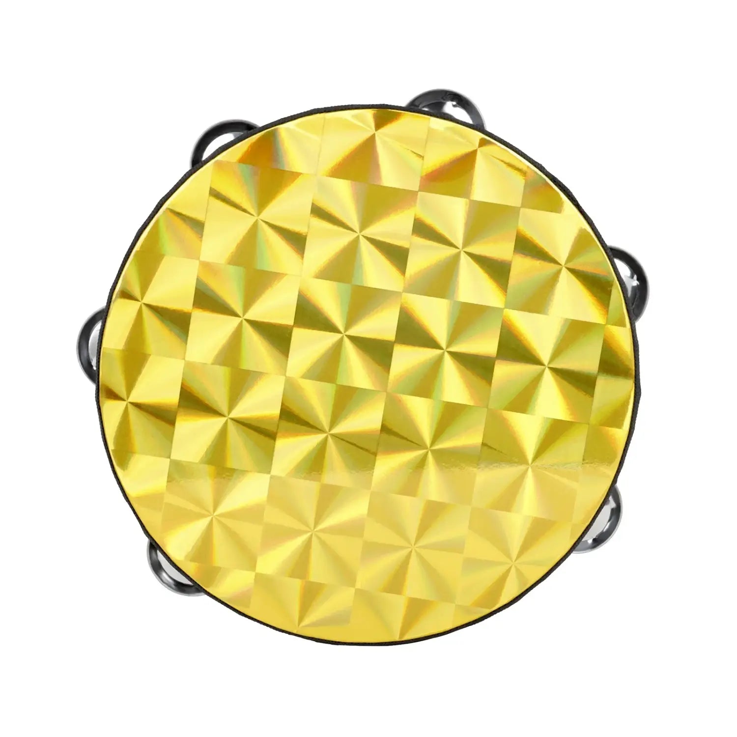 Orff Tambourine Double Row 8 Inch Hand Drum Children’s Gift Colorful Entertainment Comfort Safety Percussion Musical Instruments
