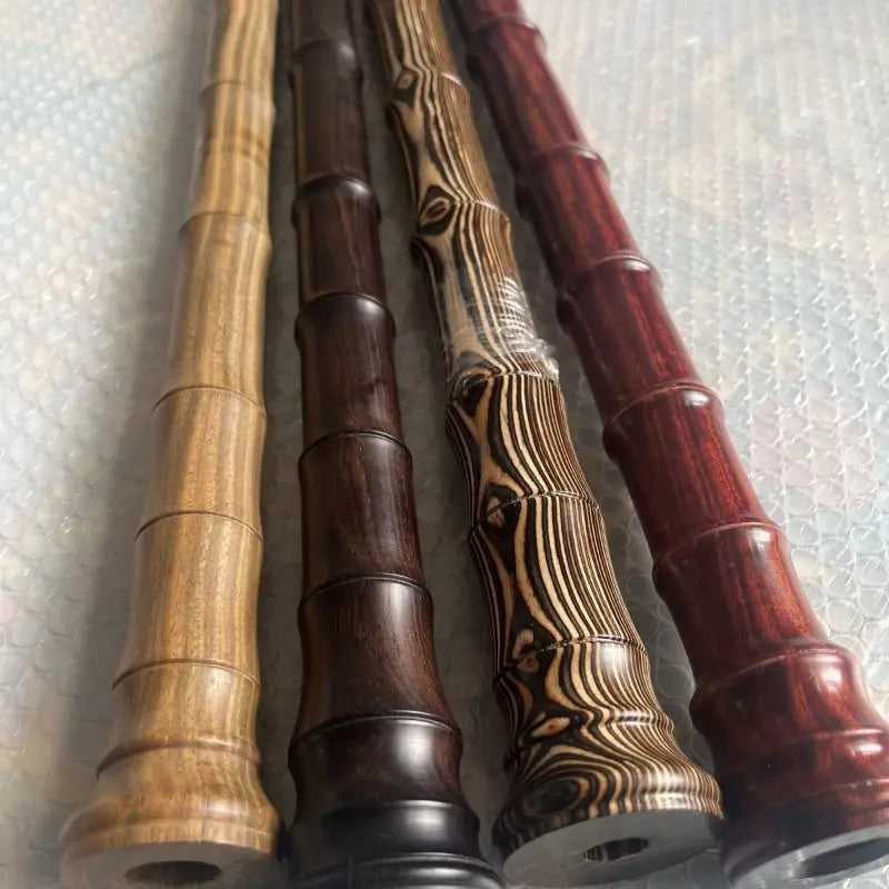 G Key Wooden Xiao Blank Semi Finished Product Xiao Handmade DIY Chinese Vertical Bamboo Flute Tradition Musical Instruments