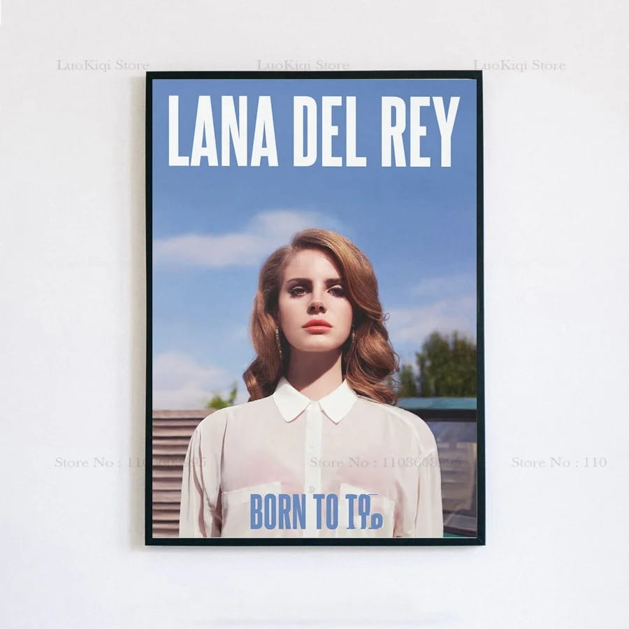 Poster Prints New Lana Del Rey Ultraviolence Tracklist Music Album Cover Canvas Painting Wall Art Picture Living Room Home Decor