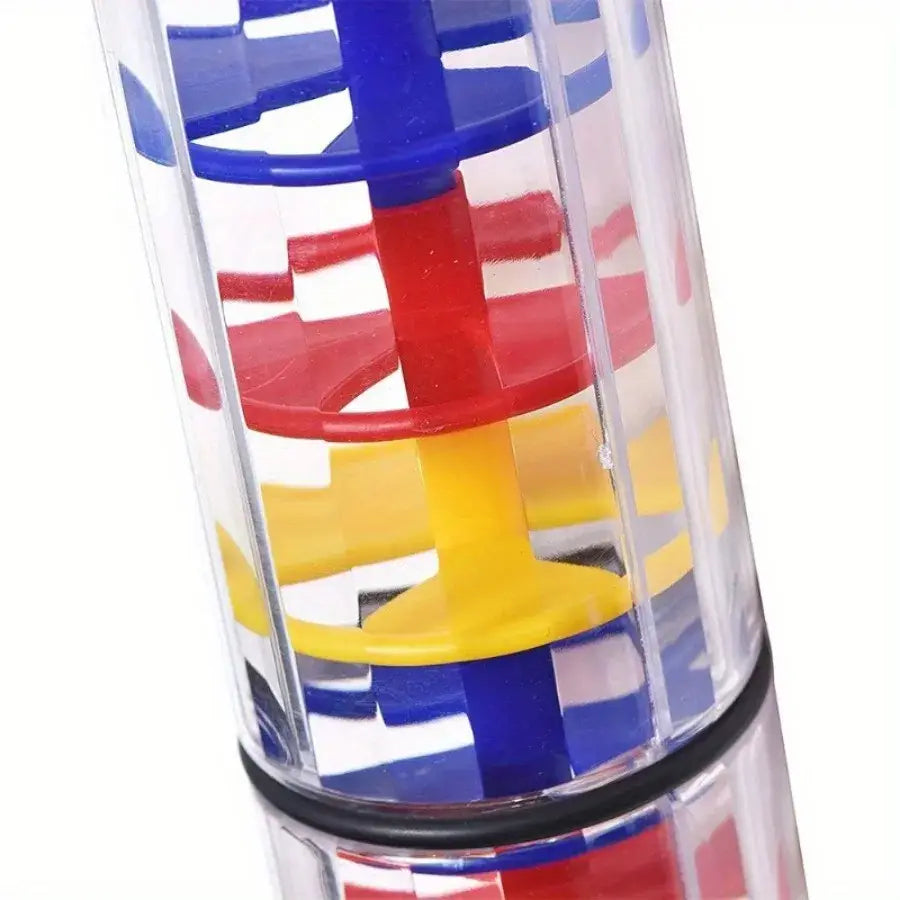1Pc Rainmaker Musical Toy Rain Stick Bell Hand Shaking Toy Montessori Sensory Toy Educational Baby Instrument Toy