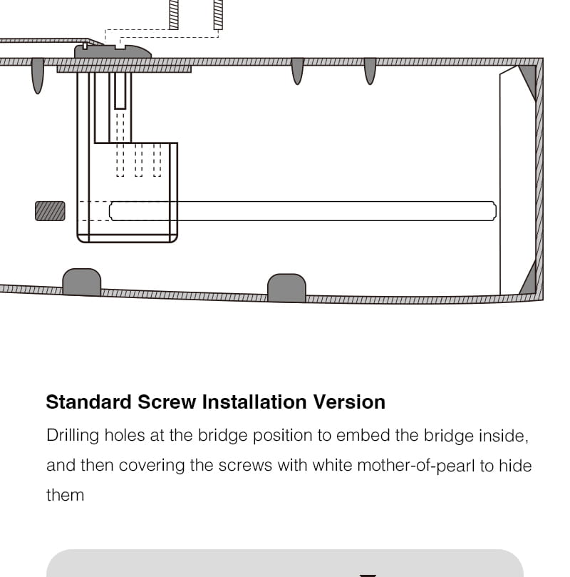 Guitar Bridge Doctor Enhances soundboard volume Musical Instrument Manufacturing and Repair Tools