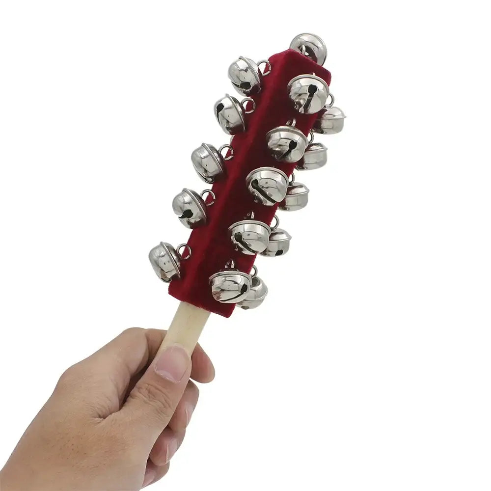 IRIN Wooden 21 Bell Rod Orff Instruments Early Education Stick Shaker Musical for Children Kids Gifts Percussion Instruments