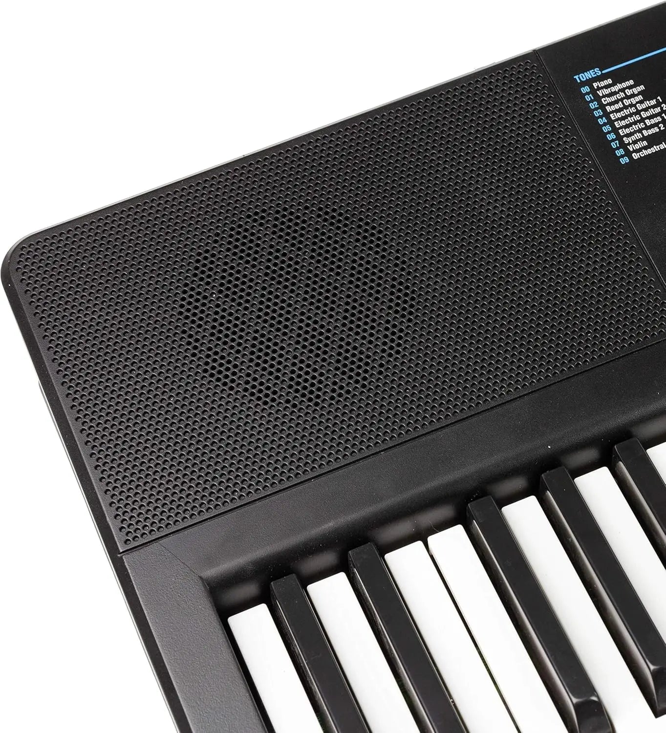 61-Key Compact Keyboard Piano with LED Display Keynote Stickers & Lessons for Beginners