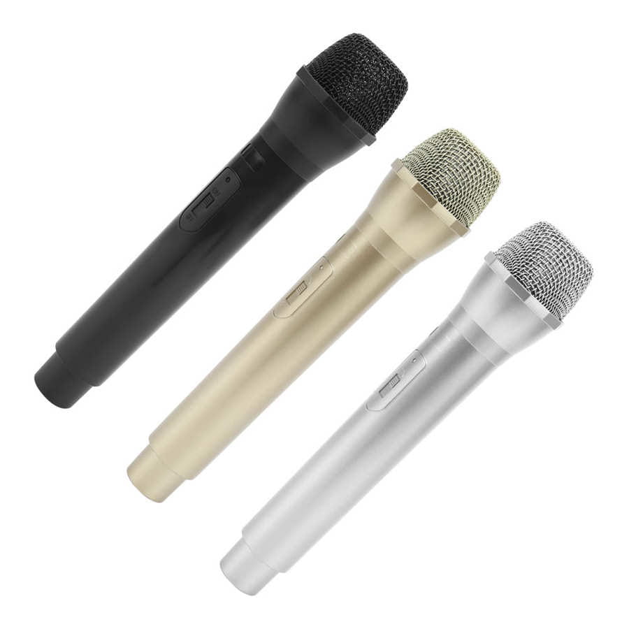 Prop Microphone for Karaoke Dance Shows Practice Microphone Prop for Karaoke studio microphone