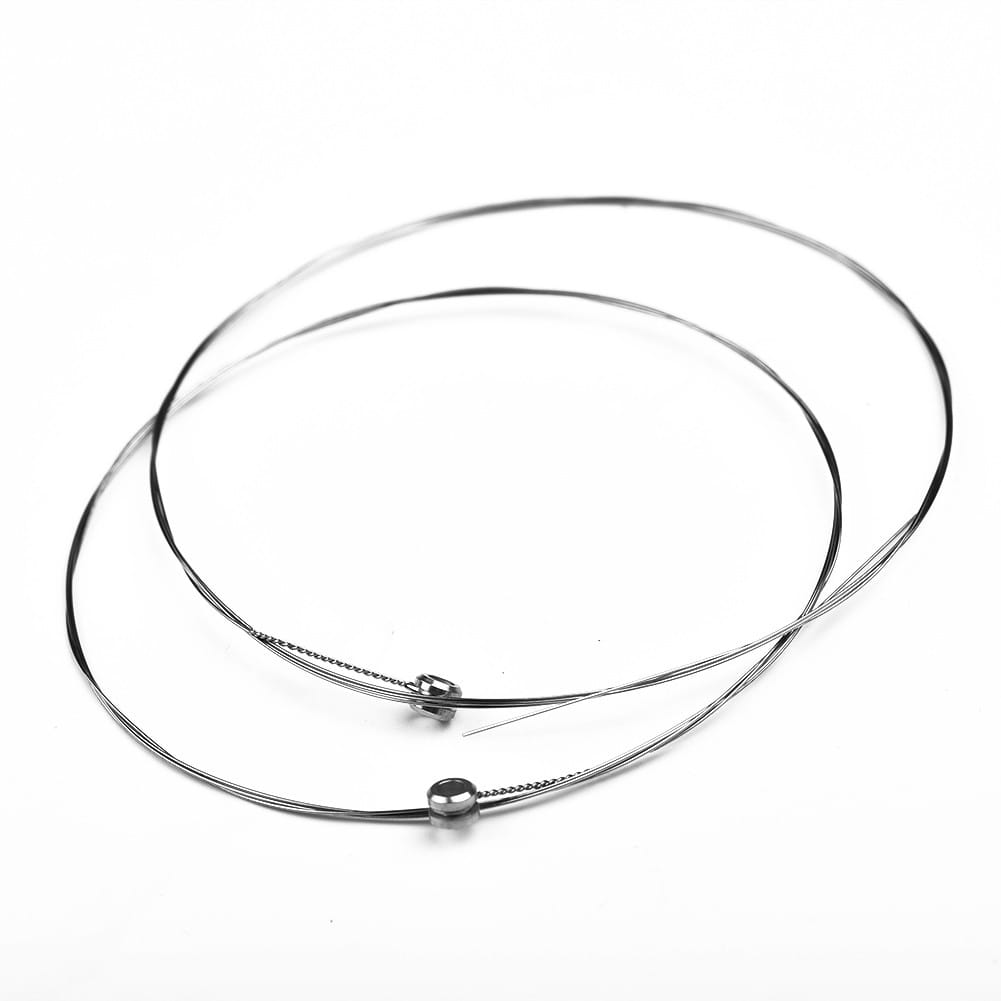 5Pcs Single Guitar Strings Acoustic Guitars Top 1st E Plain Steel Gauges 012 Replacement Musical Instrument Guitar Accessory