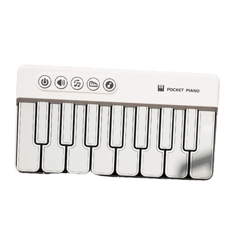 Musical Learning Toy Piano for Portable Design Enhances Creativity While Building Basic Music Knowledge with ABS Texture