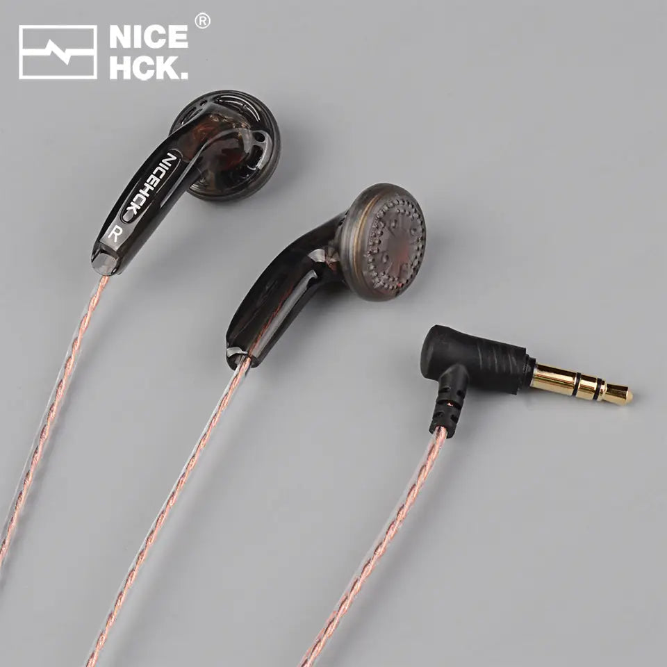 NiceHCK YD30 UV Varnish Surface 3.5mm HIFI Music Wired Earbud 15.4mm Dynamic HD Microphone Earphone for Gaming Meeting Vido EB2S