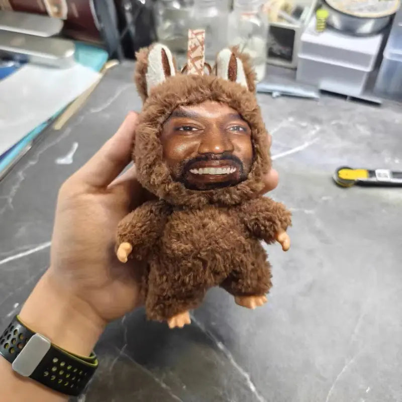 Kanye West Hip-Hop Trendy Pendant Same Layeye Design Birthday Present Trending Toy for Fans Stuffed Animals & Plush