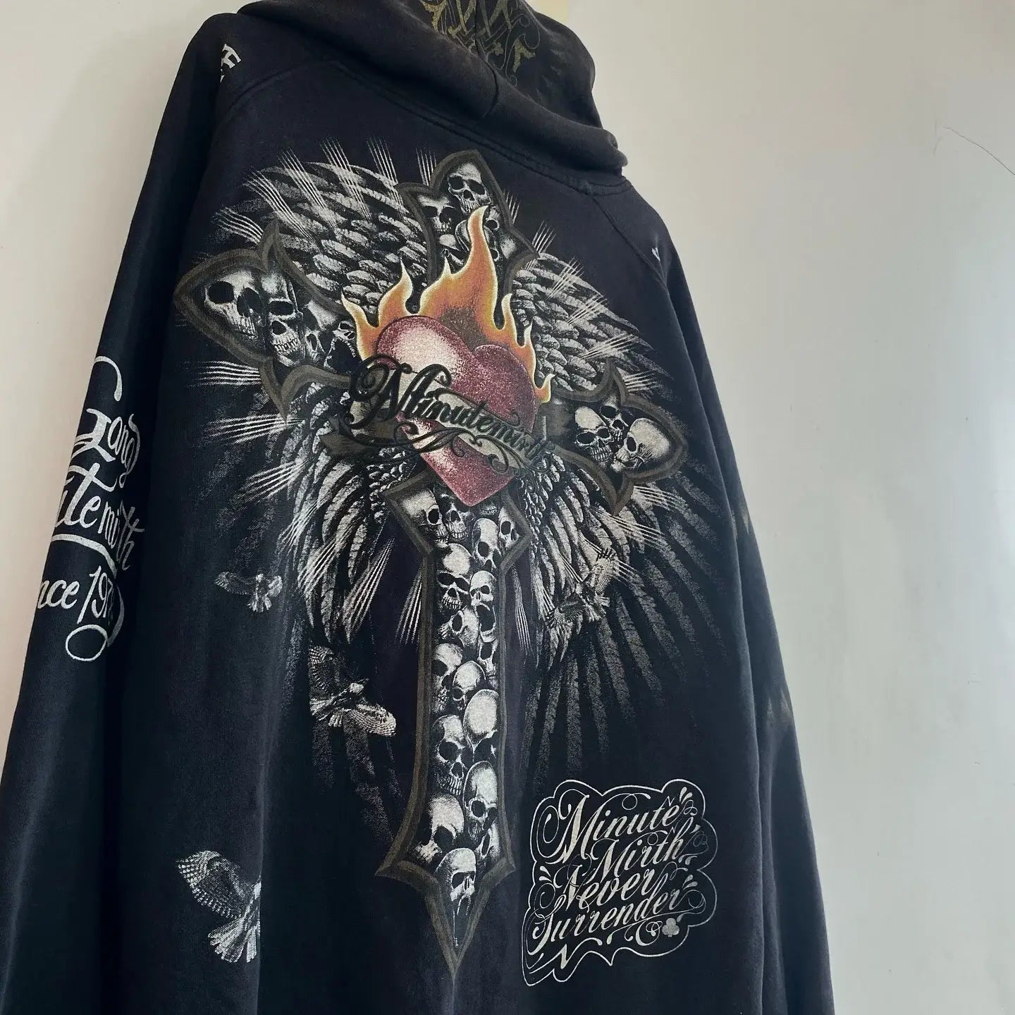 Hip Hop Tapout Zipper Hoodies Mechanical Skull Pattern Jacket Streetwear Men Women Clothes Y2k Sweatshirt Oversized Hoodie
