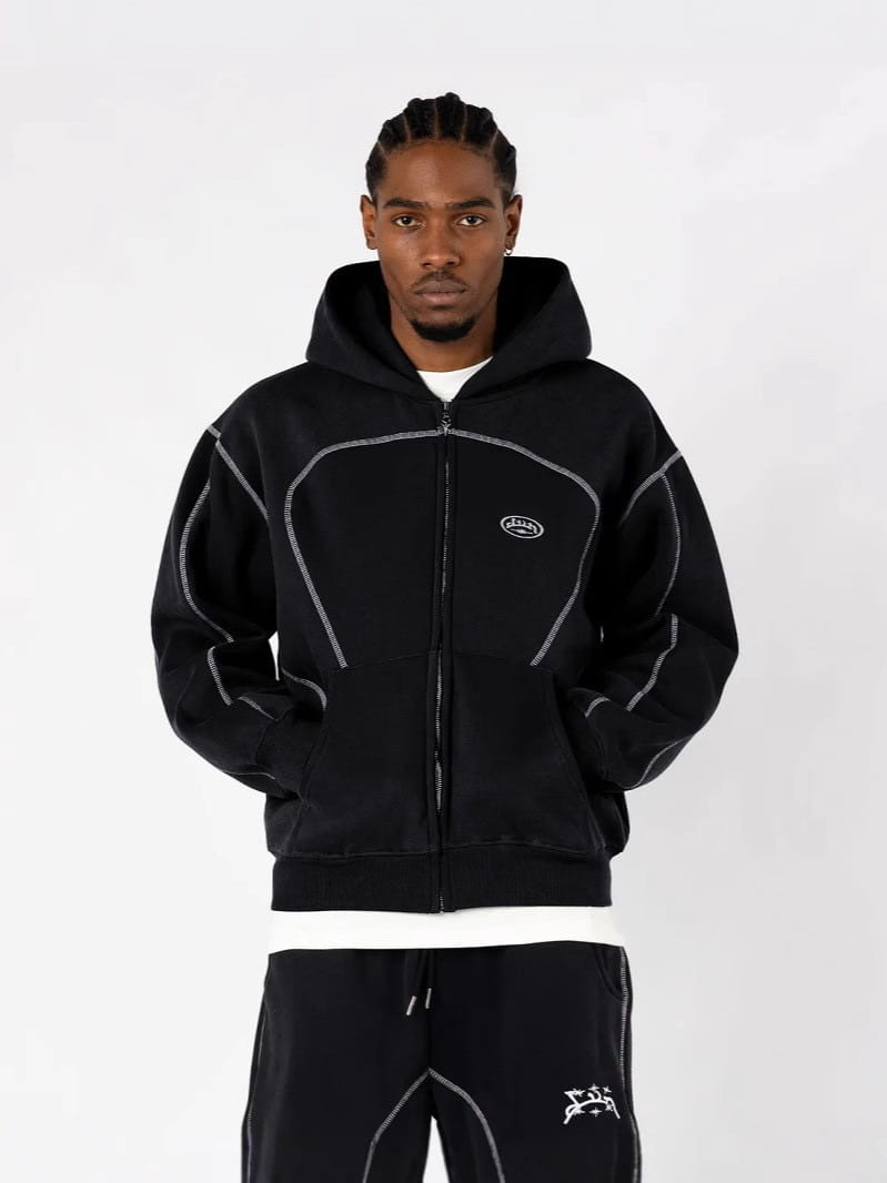 Street Retro Men’s Casual Sportswear with Trendy Silhouettes Unique Hip-Hop Style Patterned Oversized Sweatshirts Casual Hoodies