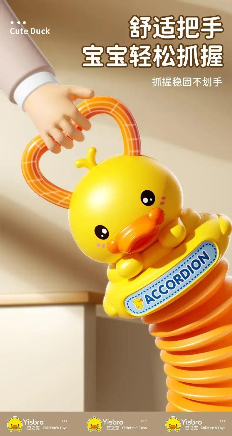 Kids Accordion Toy Mini Musical Instrument Early Educational Brain Development Portable Lightweight for Travel Birthday Gift