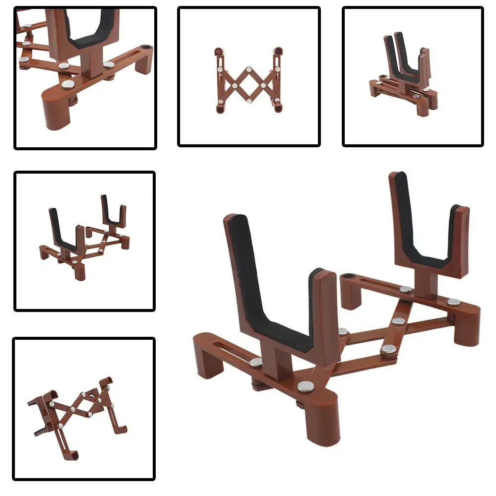 Adjustable Violin Stand Holder Portable Retractable Foldable Fiddle Bracket Sponge Pad Stringed Musical Instrument Violin Parts