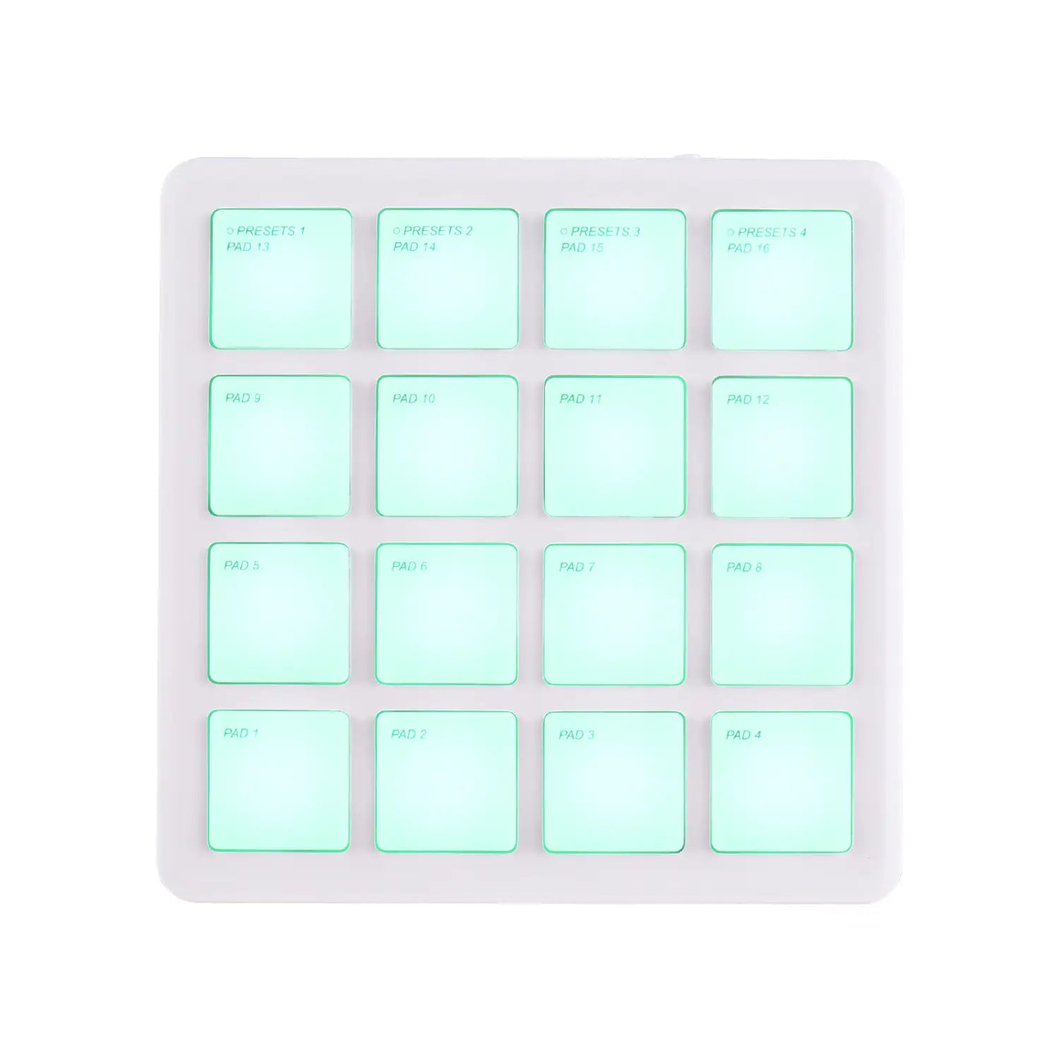 M-VAVE MIDI Controller Pad 16 Sensitive RGB Backlight Pads MIDI Keyboard Machine Connection Portable MIDI Pad