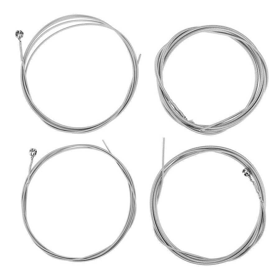 1Set Bass Strings 1mm 1.4mm 2mm 2.5mm Smooth Anti-Rust 4-String Electric Bass Strings Instrument Accessory