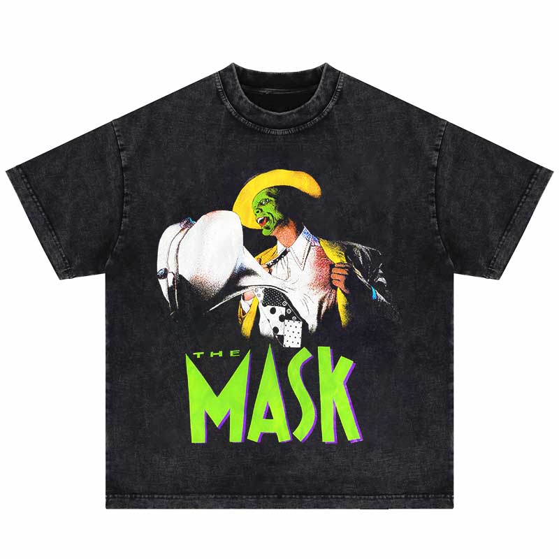 Hip Hop Oversized Men T-Shirt Punk Gothic Funny Portrait Graphic Printed Tshirt Loose Streetwear 2024 Harajuku Cotton TShirt Top