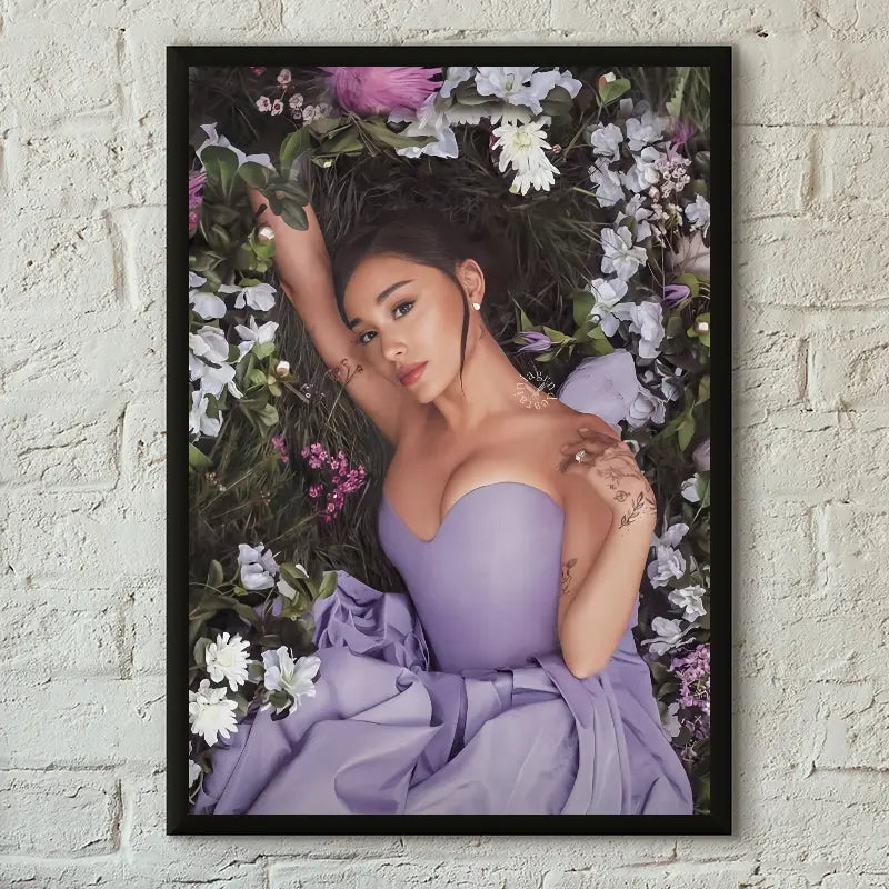 1PC Famous Singer Ariana Grande Poster Poster Paper Print Home Living Room Bedroom Entrance Bar Cafe Art Painting Decoration