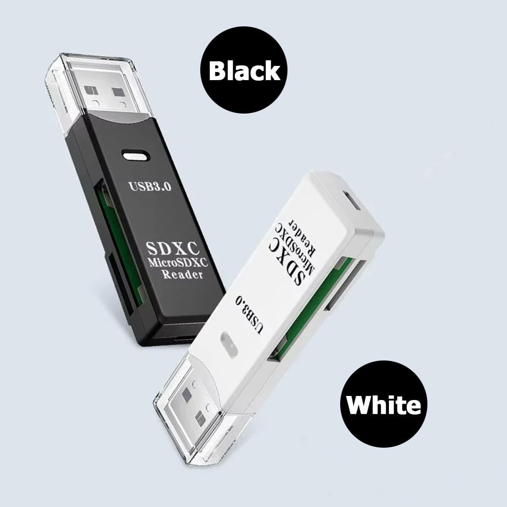 Multi Functional 2-in-1 High-speed USB 3.0/2.0 Card Reader Supports TF + SD Computer Tablet Camera Laptop Car Mounted Accessories