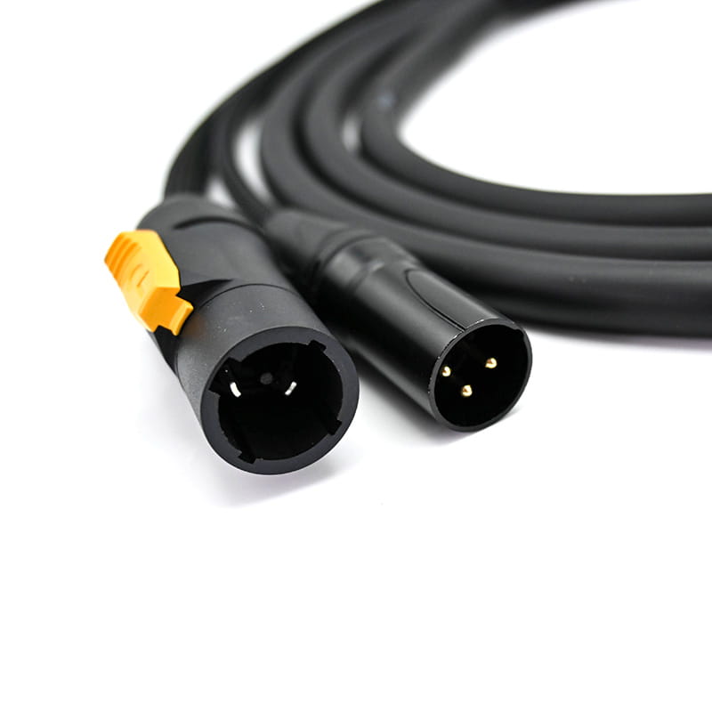 Outdoor 3 Pin DMX Truecon Combo Cable 1m 1.5m 2m 3m 5m 10m IP65 XLR True1 Combi Audio Lighting Wire for DJ Speaker Moving Head