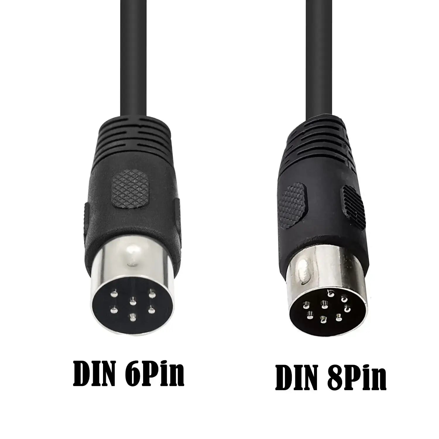 MIDI 8 Pin Din Male TO 6 Pin Male Audio Data Signal Cable 1.8m