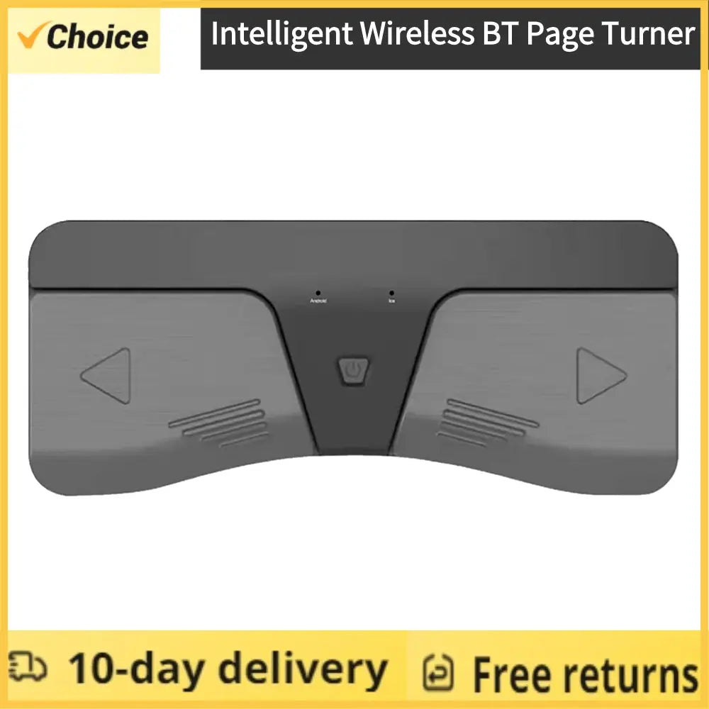 BT Page Turner Wireless Music Pedal for Guitar Violin Piano Rechargeable Part Electronic Music Sheet Flipping Musical Instrument